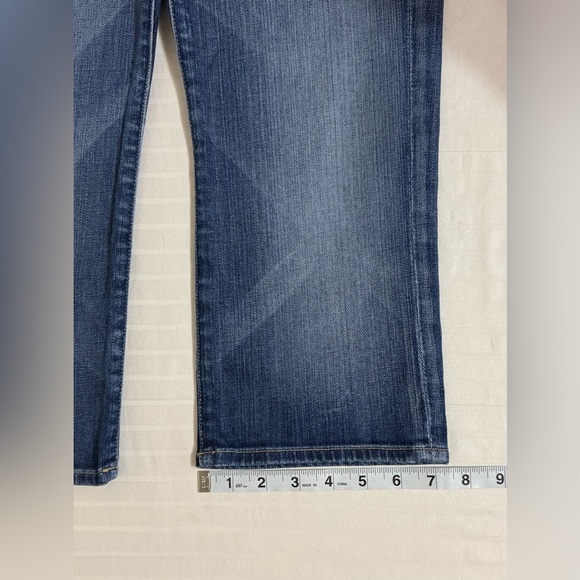 7 For All Mankind Josefina Crop Skinny Boyfriend Jeans Distressed Size 27 - Picture 12 of 14